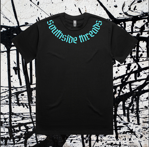 The OG Oversized Tee - Black and Teal